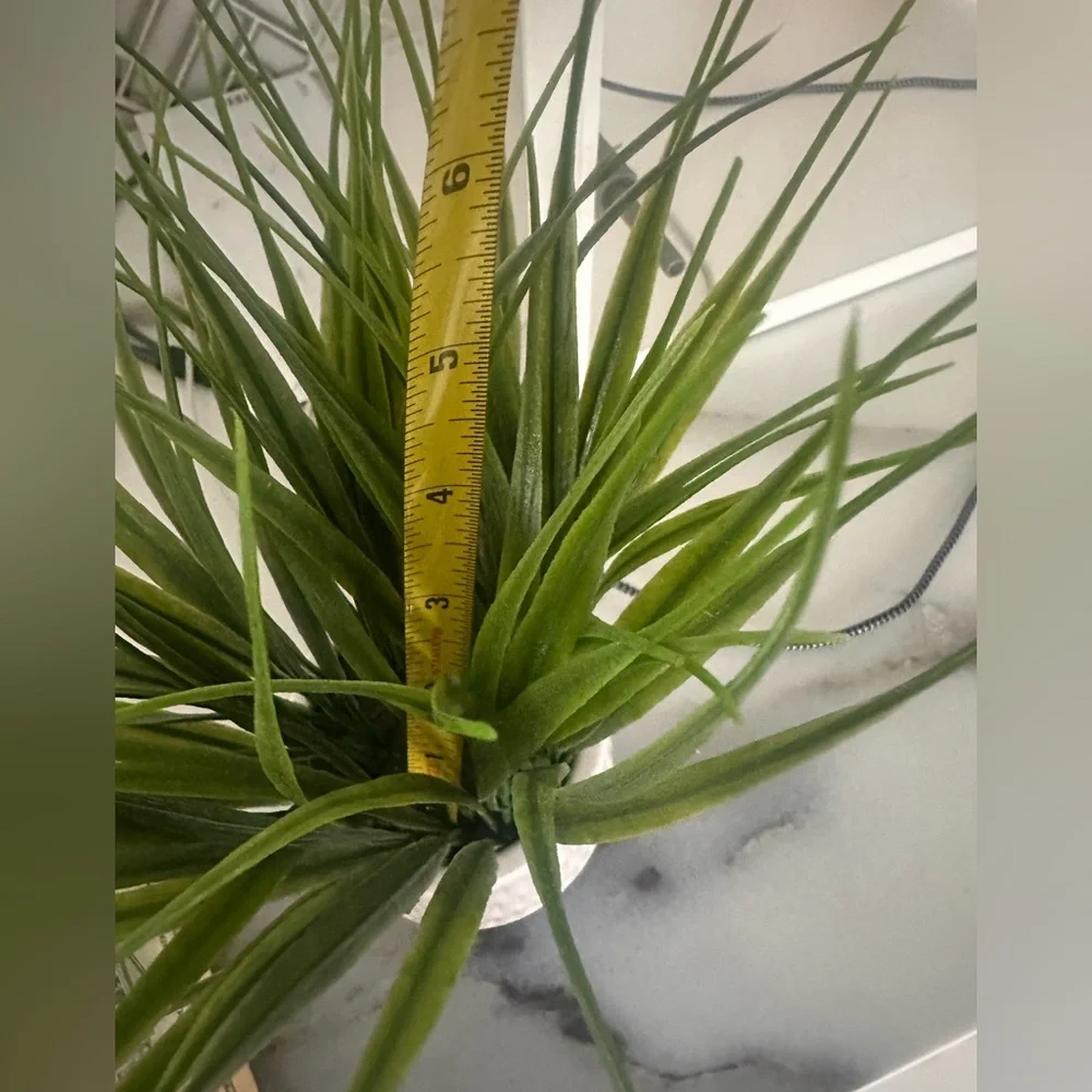 Faux Foliage Grass in Ceramic Pot